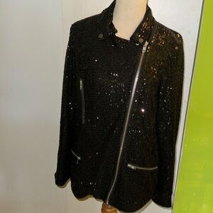 Free People/We The Free  black sequined top